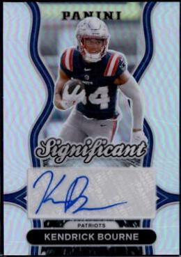 Kendrick Bourne #SS-KBE Football Cards 2024 Panini Prizm Significant Signature