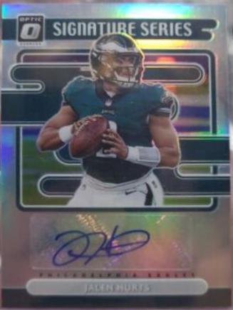 Jalen Hurts #SS-JU Football Cards 2021 Panini Donruss Optic Signature Series