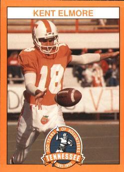 Kent Elmore #18 Football Cards 1990 Tennessee Volunteers Centennial