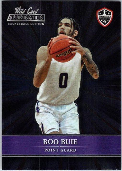 Boo Buie #8 Basketball Cards 2021 Wild Card Alumination