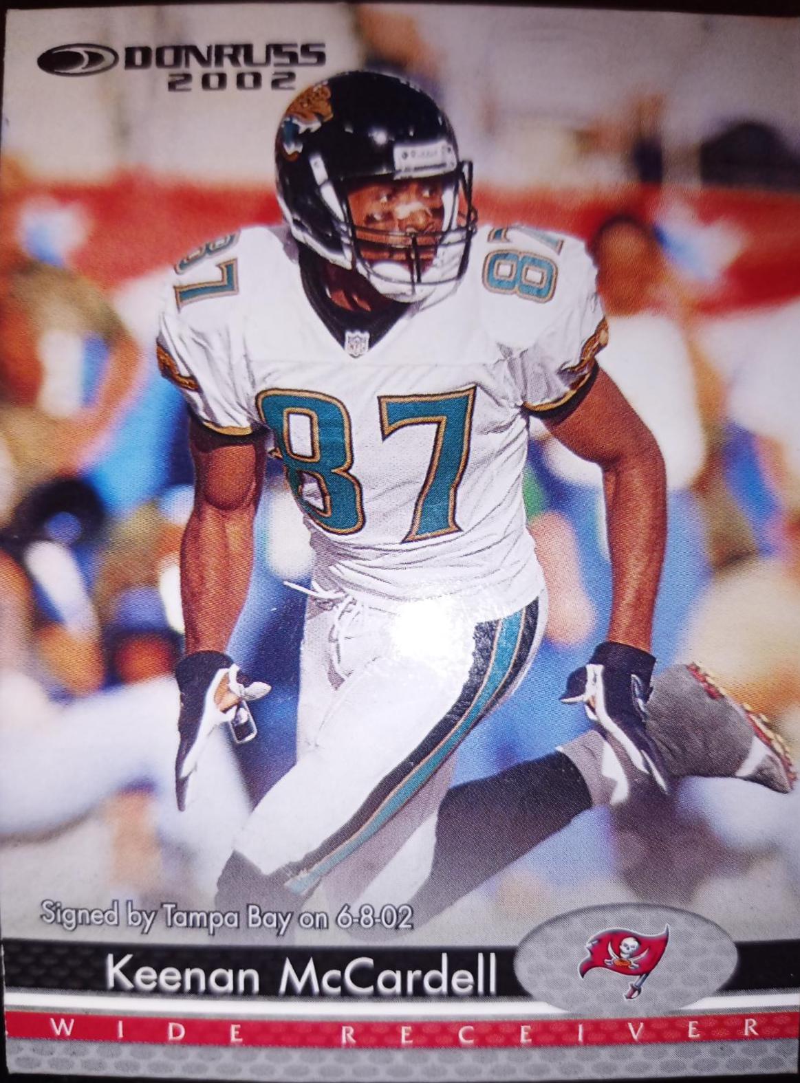 Keenan McCardell #89 2002 Donruss Football