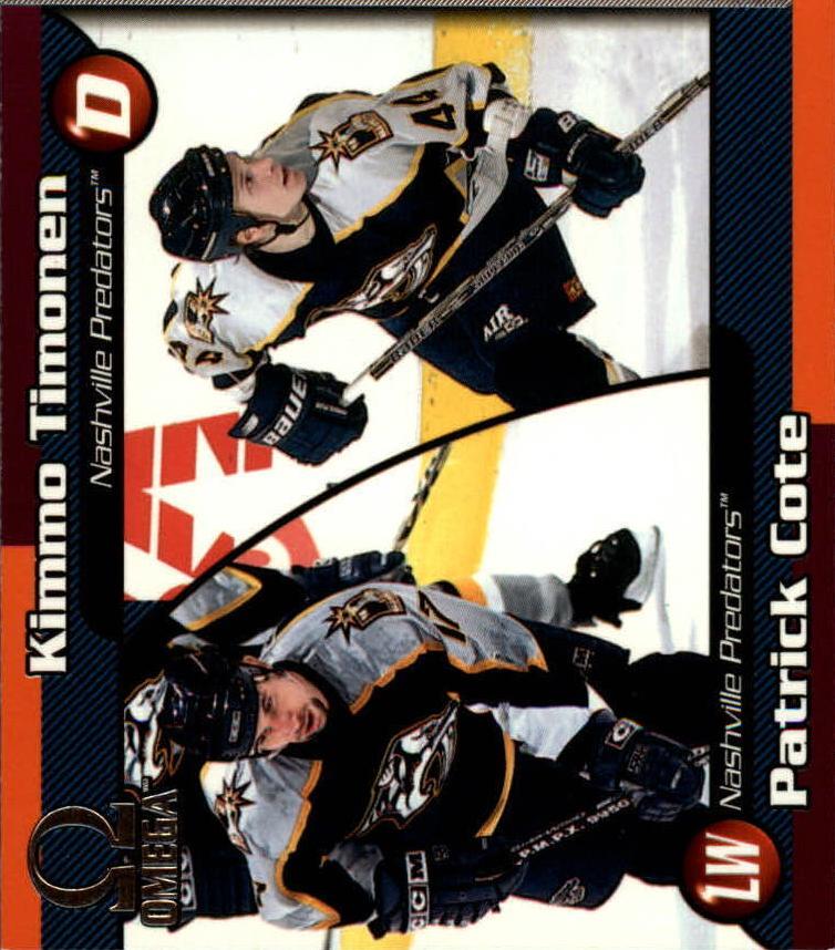 Kimmo Timonen #134 1998 Pacific Omega Hockey