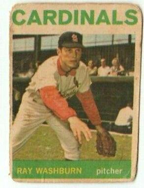 Ray Washburn #332 1964 Venezuela Topps Baseball