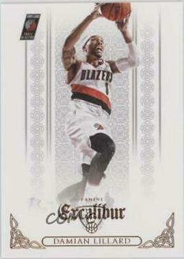 Damian Lillard #106 Basketball Cards 2014 Panini Excalibur