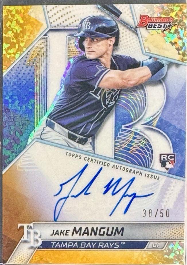 Jake Mangum [Gold Mini-Diamond Refractor] #B25-JMA