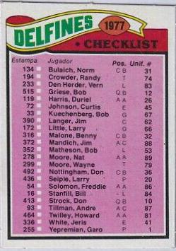 Dolphins Checklist #214