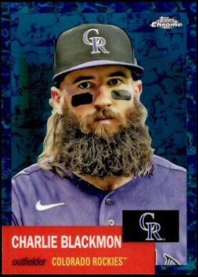 Charlie Blackmon [Blue Mini-Diamond Refractor] #191
