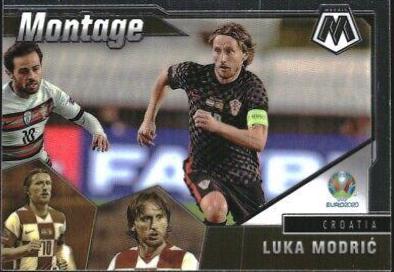 Luka Modric #3 Soccer Cards 2021 Panini Mosaic UEFA Euro 2020 Montage