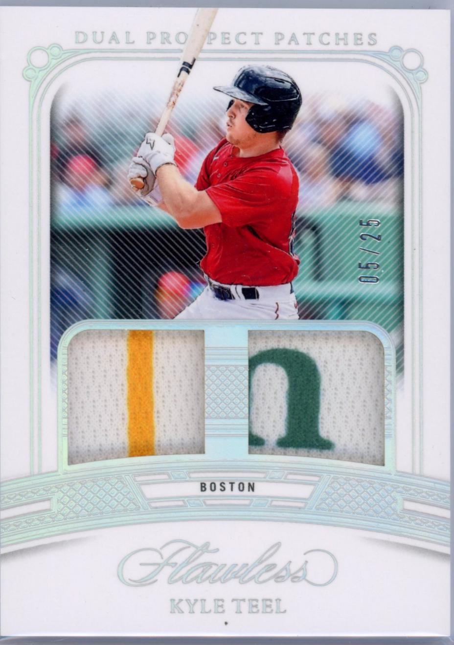 Kyle Teel #DP-KT 2024 Panini Flawless Dual Prospect Patch Baseball