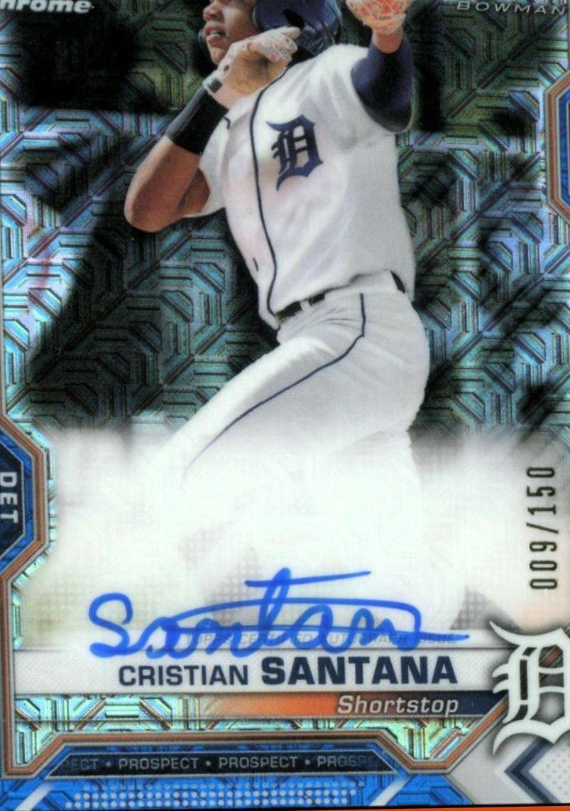Cristian Santana [Blue Refractor] #CPA-CS