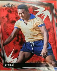 Pele [Red] #7 Soccer Cards 2024 Leaf Prices
