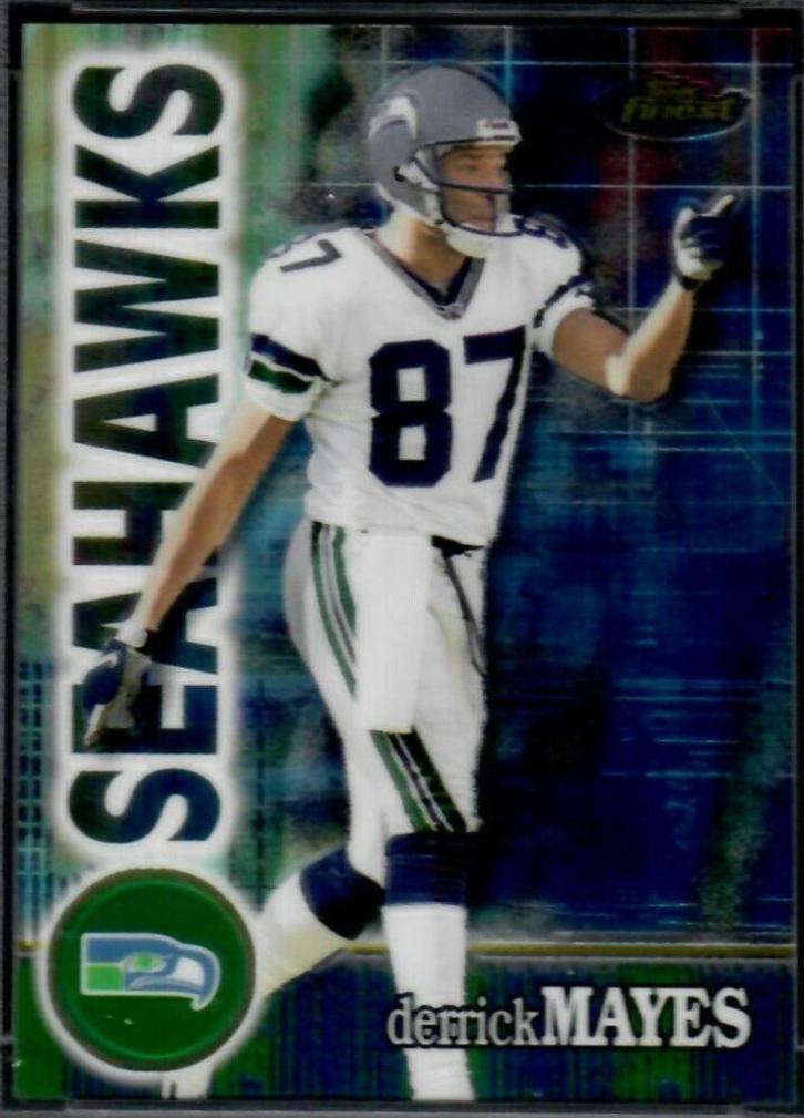 Derrick Mayes #5 Football Cards 2000 Topps Finest