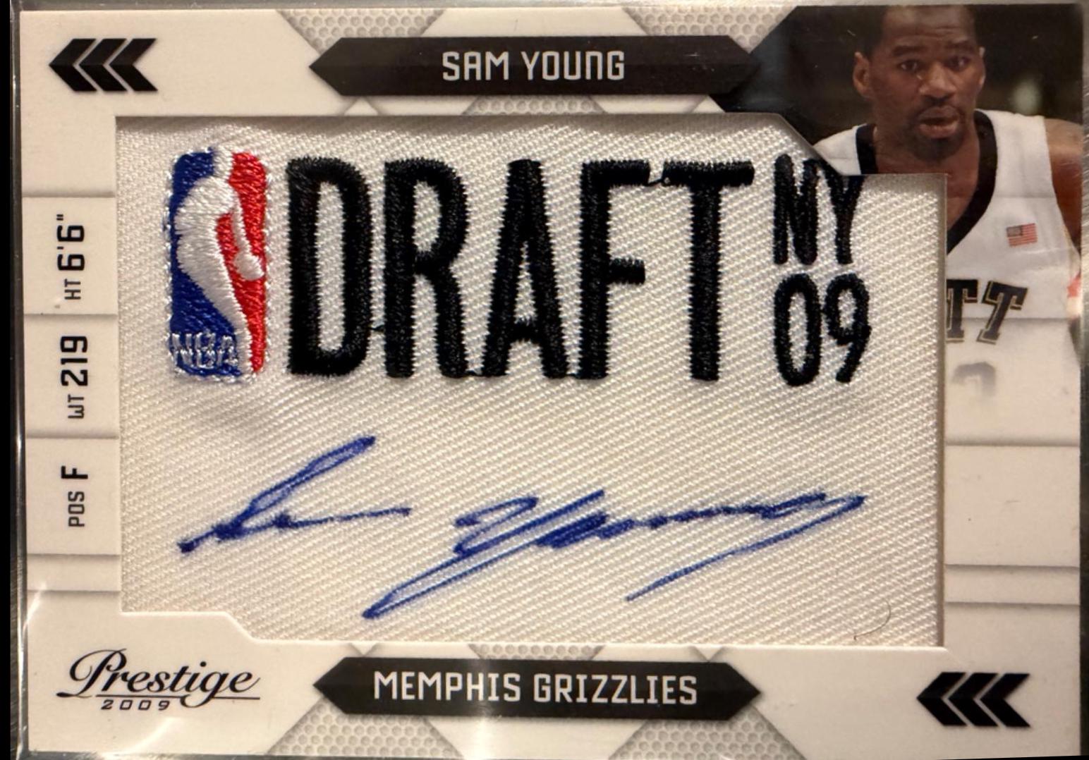 Sam Young #31 2009-10 Panini Prestige NBA Draft Class