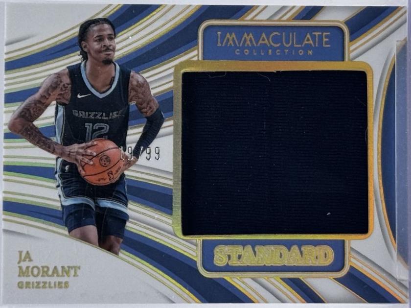 Ja Morant #39 Basketball Cards 2023 Panini Immaculate The Standard
