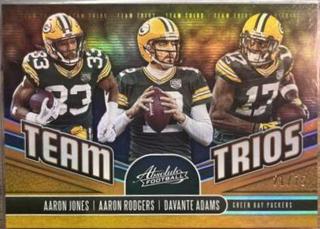 Aaron Jones, Aaron Rodgers, Davante Adams