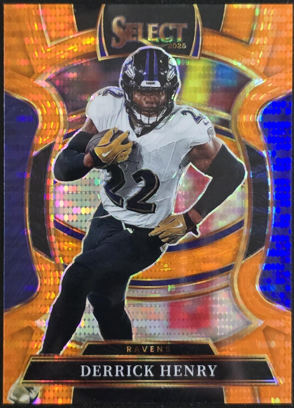 Derrick Henry [Neon Orange Pulsar Prizm] #60 Prices | 2025 Panini