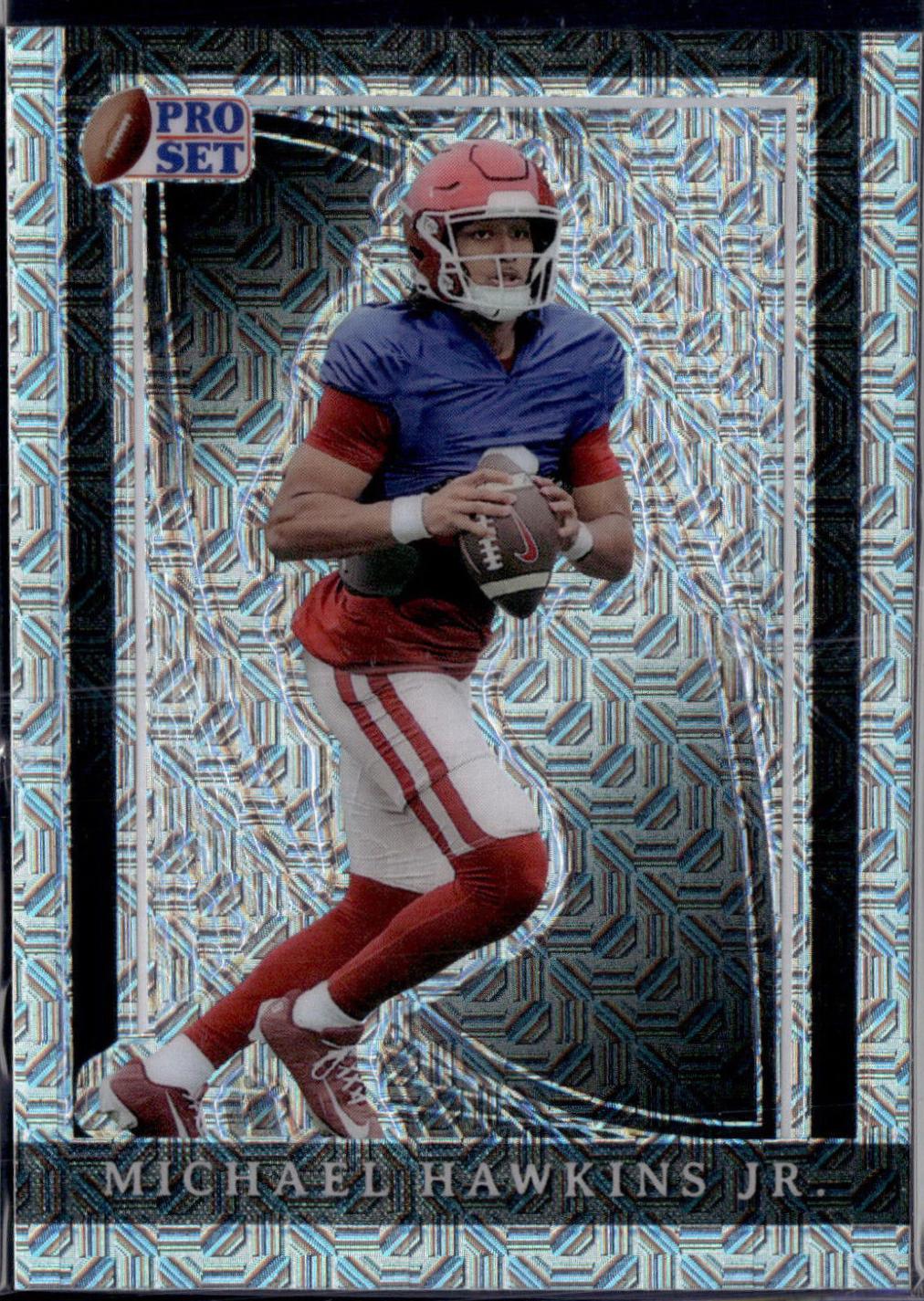 Michael Hawkins Jr. #100 2024 Pro Set Metal Football