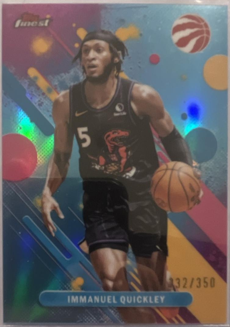 Immanuel Quickley [Sky Blue Refractor] #32
