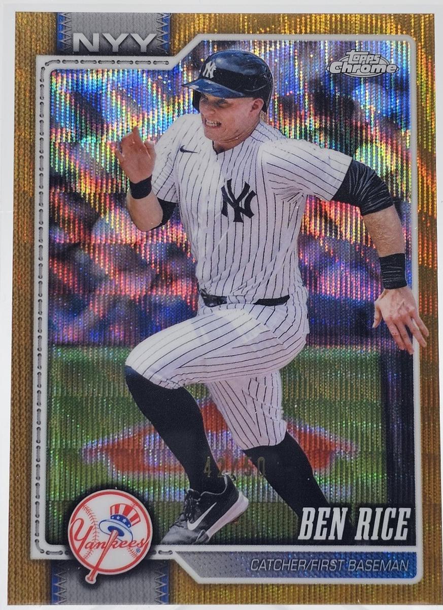 2026 Ben Rice [Gold Wave Refractor] #295