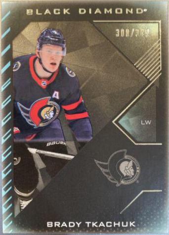 Brady Tkachuk #BDB-BT Hockey Cards 2021 Upper Deck Black Diamond
