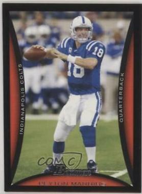 Peyton Manning #3 Football Cards 2008 Bowman