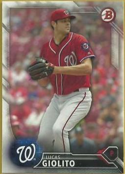 Lucas Giolito #BP150 2016 Bowman Baseball Prospects