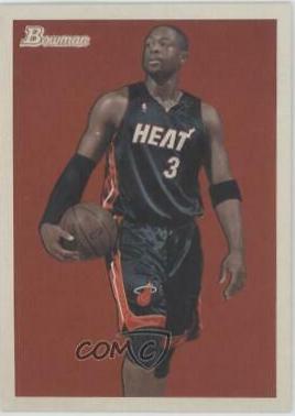 Dwyane Wade #41 Basketball Cards 2009 Bowman '48