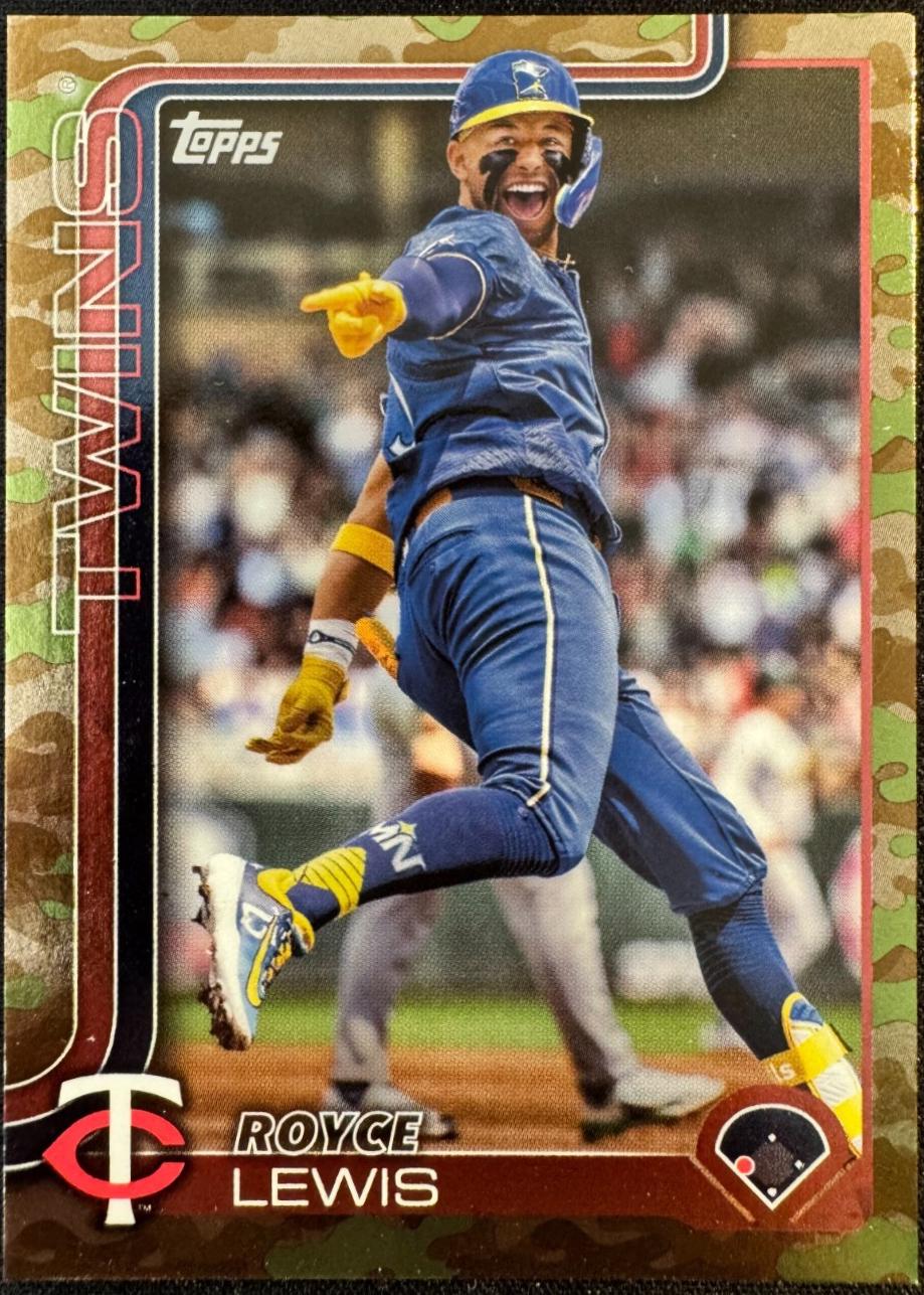 Royce Lewis [Memorial Day Camo] (2025 Topps)