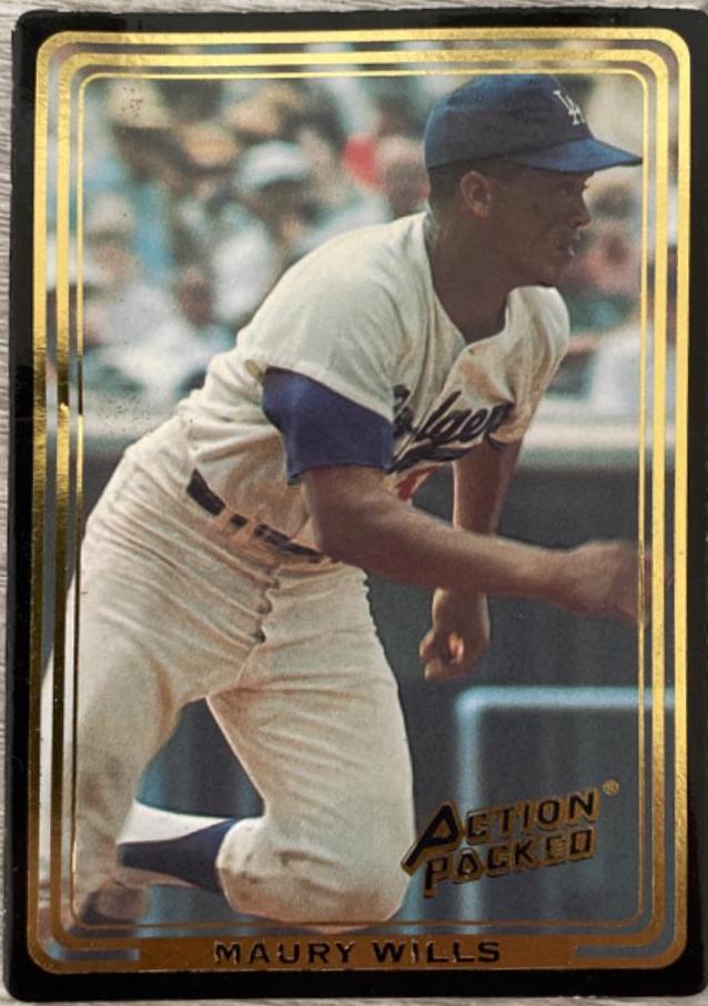 Maury Wills #47 Baseball Cards 1992 Action Packed All Star Gallery