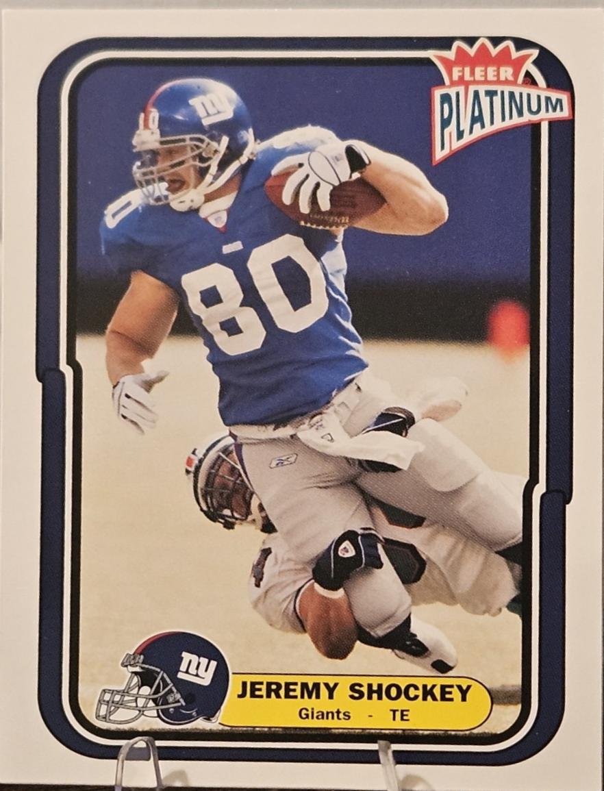 Jeremy Shockey #73 2004 Fleer Platinum Football