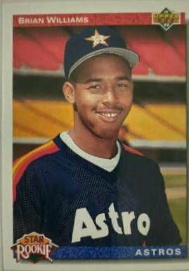 Brian Williams #23 Baseball Cards 1992 Upper Deck