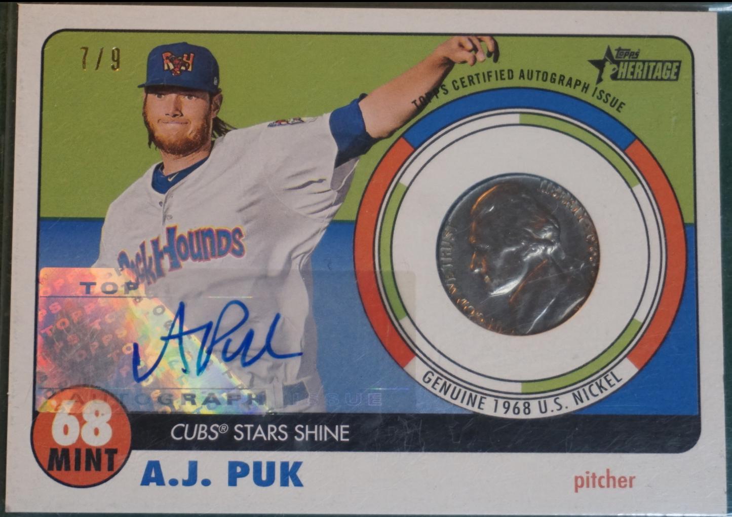 A.J. Puk [Autograph] #68M-AP