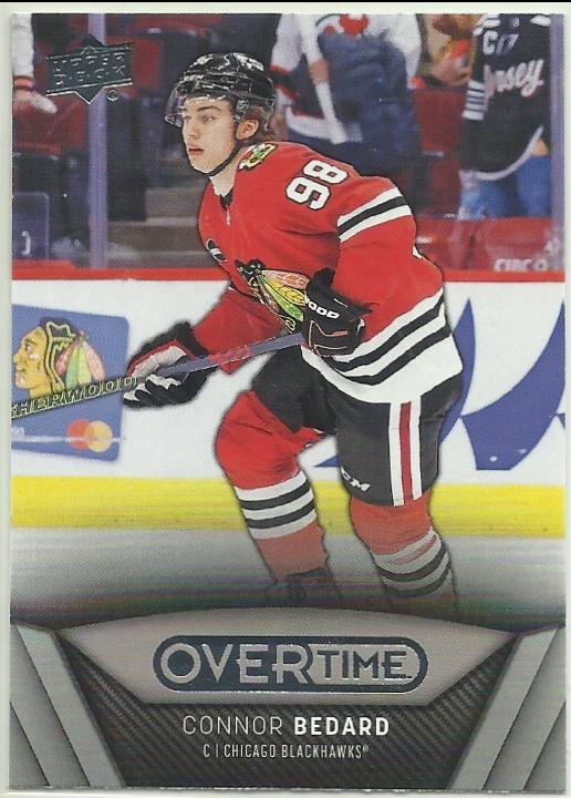 Connor Bedard #9 Hockey Cards 2024 Upper Deck Overtime
