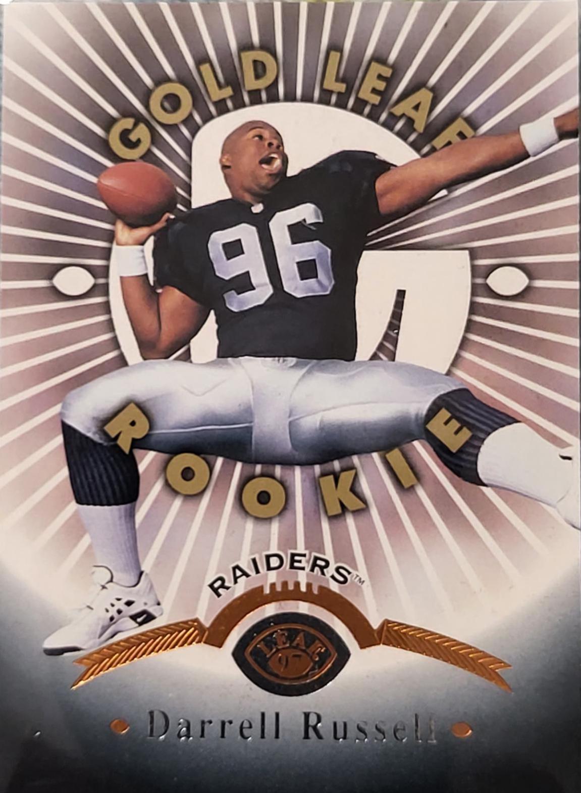 Darrell Russell #179 Football Cards 1997 Leaf