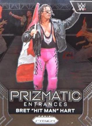 Bret Hit Man Hart #1 Wrestling Cards 2024 Panini Prizm WWE Prizmatic Entrances