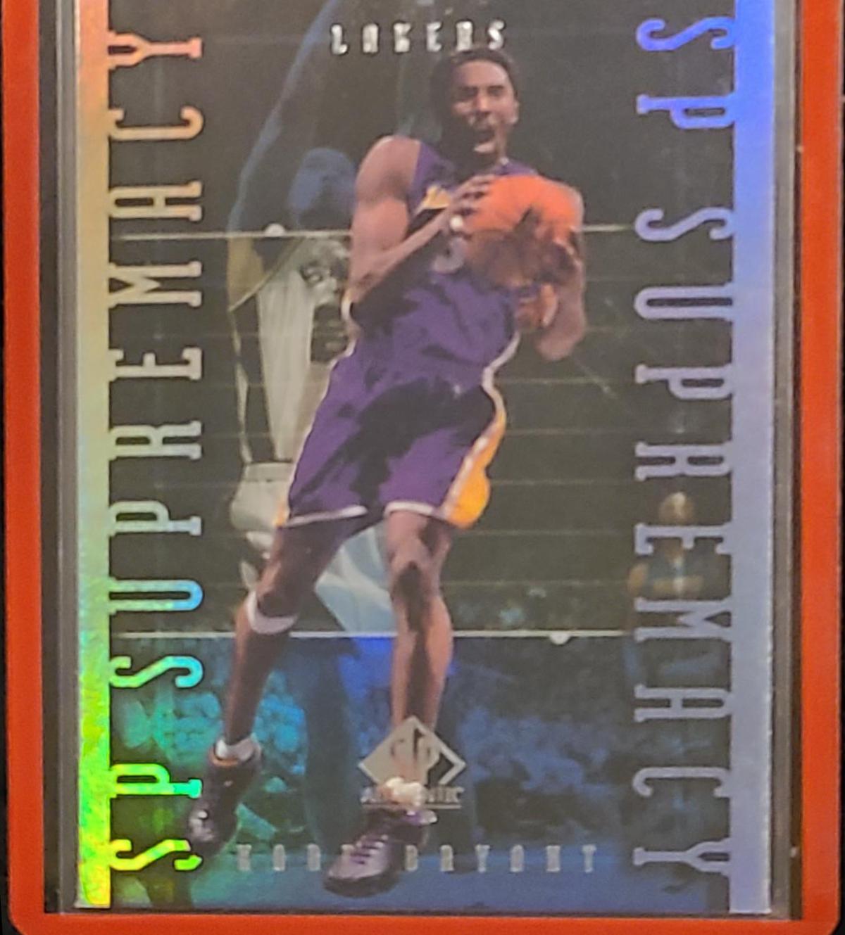 Kobe Bryant #S8 Basketball Cards 2000 SP Authentic Supremacy