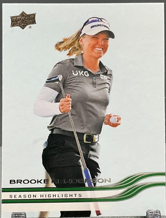 Brooke Henderson #65 2026 Upper Deck Golf