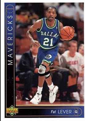 Fat Lever #408 Basketball Cards 1993 Upper Deck