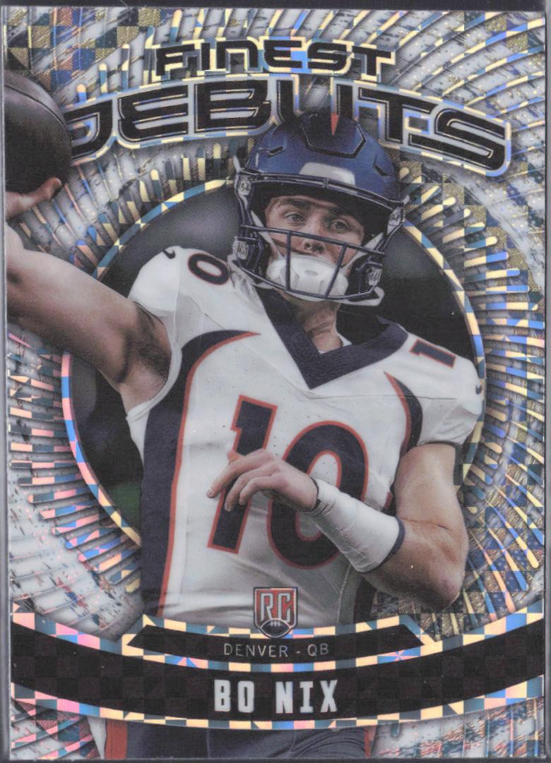 Bo Nix [Checkerboard Refractor] #D-6