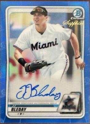 JJ Bleday #BSPA-JJB 2020 Bowman Sapphire Autographs Baseball