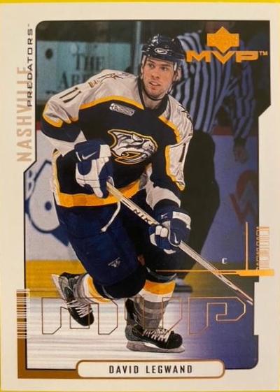 David Legwand #98 Hockey Cards 2000 Upper Deck