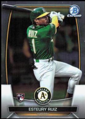 Esteury Ruiz #46 Baseball Cards 2023 Bowman Chrome