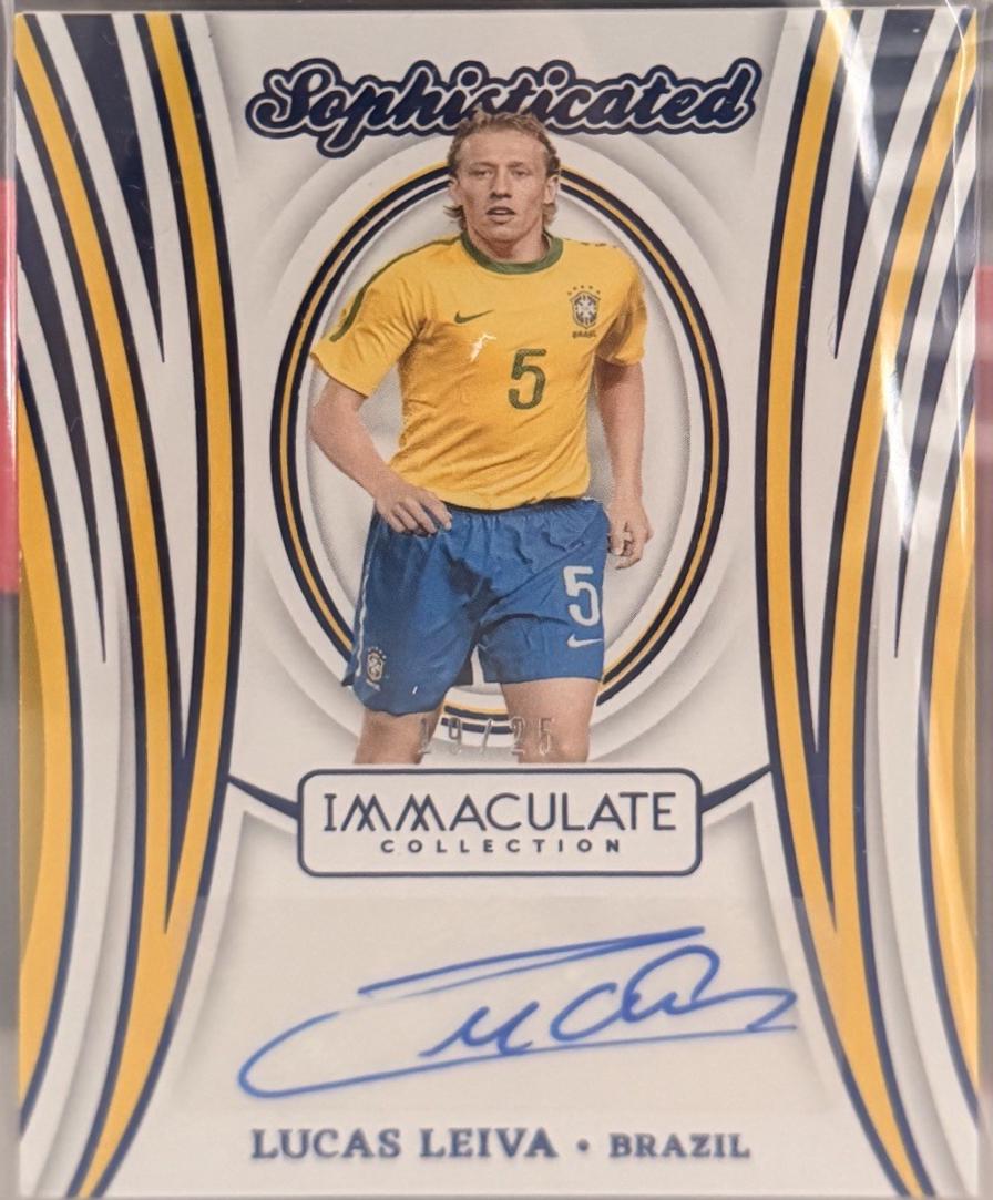 Lucas Leiva #22 2024 Panini Immaculate Sophisticated Signature Soccer