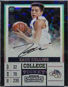 Zach Collins Autograph Cracked Ice
