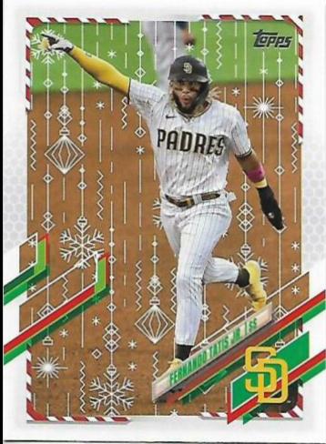 Fernando Tatis Jr #HW1 Baseball Cards 2021 Topps Holiday Mega Box