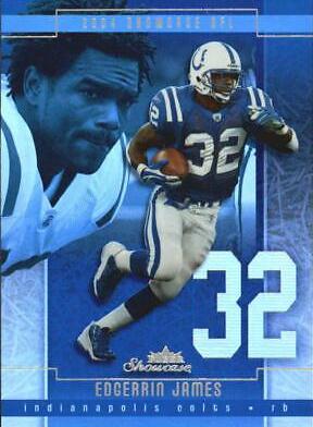 Edgerrin James #17 Football Cards 2004 Fleer Showcase