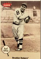 Hack Wilson #65 Baseball Cards 2002 Fleer Greats Prices