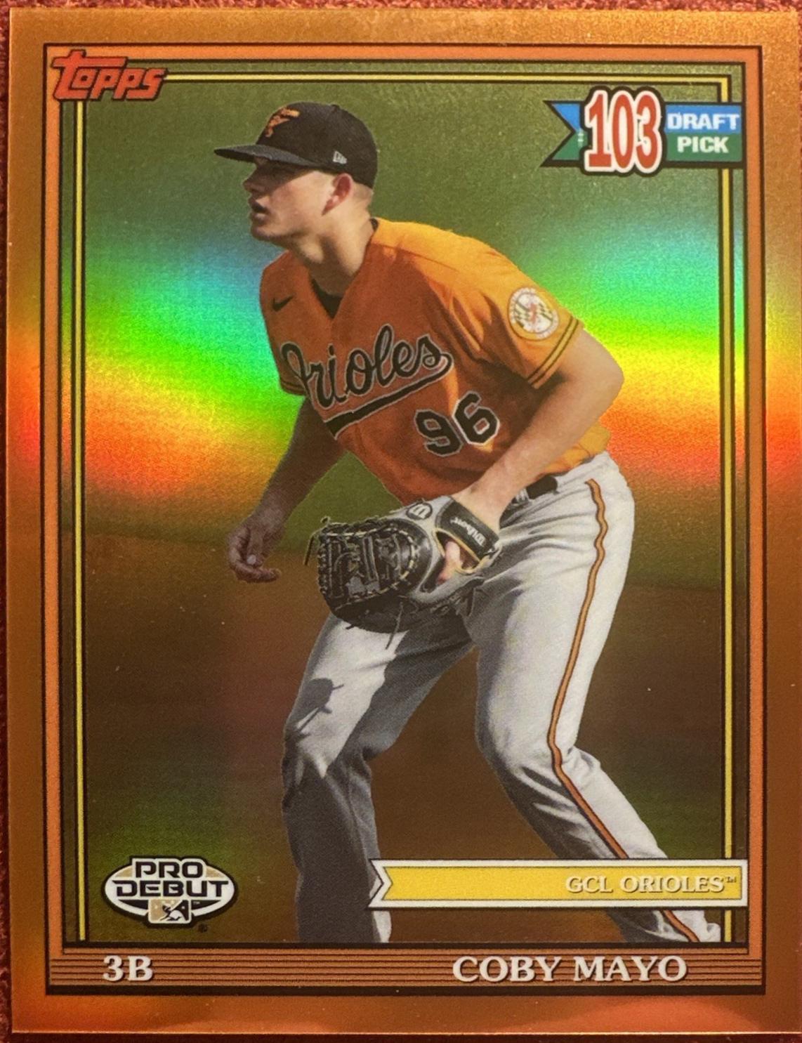 Coby Mayo [Orange] #PD-158 Prices | 2021 Topps Pro Debut | Baseball Cards