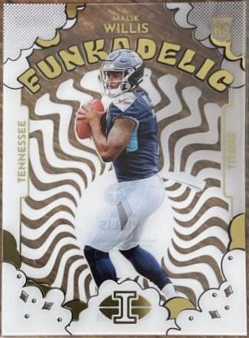 Malik Willis #F-18 Football Cards 2022 Panini Illusions Funkadelic