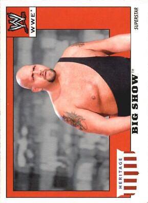 Big Show #5 Wrestling Cards 2008 Topps Heritage IV WWE